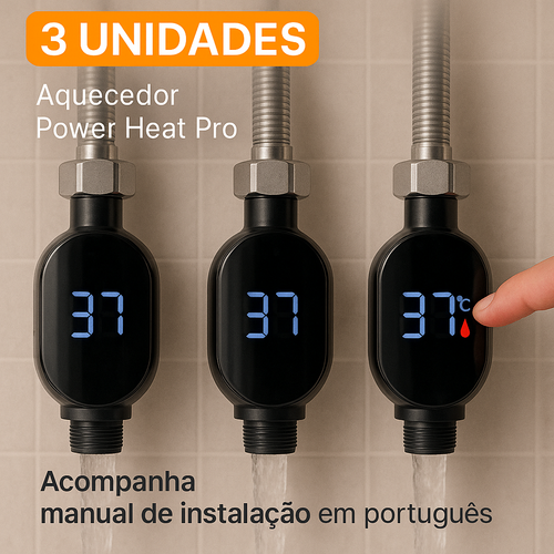 Aquecedor de Torneira Potente Sem Fio HeatPro®– [INVERNO 2025]